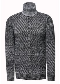 Rusty Neal Schwerer Grobstrick Rollkragen-Pullover