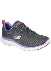 Wanderschuh Skechers "Flex", Herren, Gr. 36,5, grau (grau, bunt, kombi), Obermaterial: 100% Textilmaterial TEXMAT., Schuhe Wanderschuh