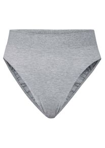 Slip Calida "Slip Elastic High Waist 1er Pack", Herren, Gr. 40-42, grau, Obermaterial: 94% Baumwolle CO. 6% Elasthan EL., Unterhosen Slip