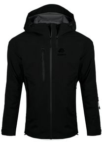 GUGGEN Mountain Damen Wanderjacke 3-Lagen Hardshell Schwarz
