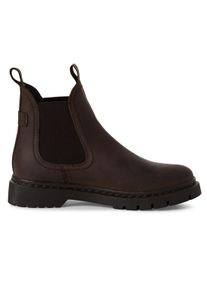 Tamaris Damen Klassische Chelsea-Stiefeletten aus braunem Leder