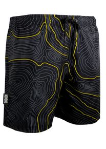 GUGGEN Mountain Herren Badehose Streifen l&auml;ssige Boardshorts Linien Muster