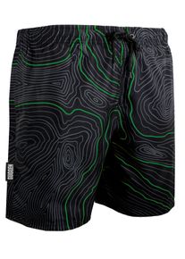 GUGGEN Mountain Herren Badehose Streifen l&auml;ssige Boardshorts Linien Muster