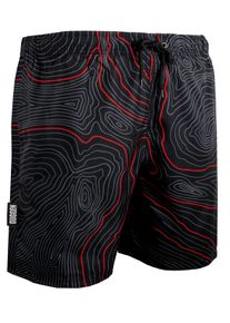 GUGGEN Mountain Herren Badehose Streifen l&auml;ssige Boardshorts Linien Muster