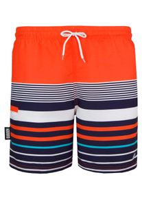 GUGGEN Mountain Herren Badehose mit Muster Streifen
