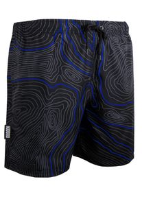 GUGGEN Mountain Herren Badehose Streifen l&auml;ssige Boardshorts Linien Muster