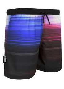 GUGGEN Mountain Herren Badehose gestreift verschwommene Streifen