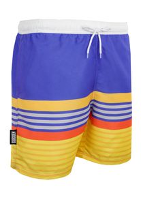 GUGGEN Mountain Herren Badehose mit Muster Streifen