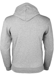 GUGGEN Mountain Herren Wandern Kapuzenpullover H06 mit Rei&szlig;verschluss Hellgrau