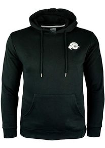 GUGGEN Mountain Herren Wandern Kapuzenpullover Fleece Hoodie Outdoor Schwarz