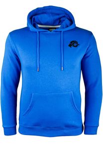 GUGGEN Mountain Herren Wandern Kapuzenpullover Fleece Hoodie Outdoor Blau