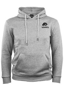 GUGGEN Mountain Herren Wandern Kapuzenpullover Fleece Hoodie Outdoor Hellgrau