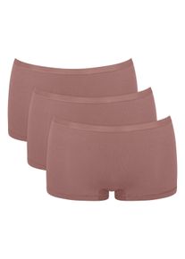 Panty Sloggi "GO Daily Cotton", Herren, Gr. S, braun (cacao), Single Jersey, Obermaterial: 95% Baumwolle, 5% Elasthan, Unterhosen Panty, Glanz-Effekt Details, elastisch, bequem, Baumwollmix, Topseller