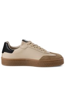 Tamaris Damen Beige Wildleder Fashion Schn&uuml;rschuhe