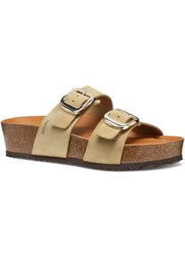 Geox D BRIONIA H Leder Damen Wedges in Helltaubenton