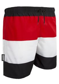 GUGGEN Mountain Herren Badehose mit Muster Streifen