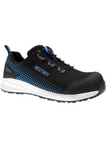 Sicherheitsschuh Elten "JORAN BOA Low" Gr. 48, schwarz (schwarz, blau), 48, Obermaterial: 100% sonstige Fasern AF., Schuhe, Sicherheitsschuh
