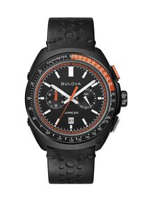 Bulova Racer Chronograph Herren Armbanduhr Schwarz 98B428