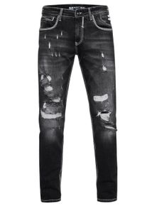 Rusty Neal Jeans Hose "MINO" Slim Fit Stretch Destroyed-Pants