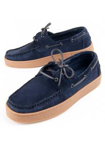 Purapiel-Garantie, 10 Jahre Garantie. L&auml;ssiger Marine-Look f&uuml;r Herren. Hergestellt aus 100 % nat&uuml;rlichem Leder, frei von Chrom VI. Hochwertige Materialien. Handgefertigtes N&auml;hen. Rutschfeste Gummisohle. Hergestellt von anderen Marken f&uuml;r unsere Marke.