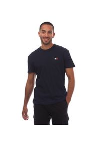 Herren Tommy Hilfiger Tonal Badge T-Shirt in Blau