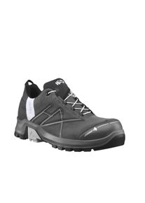 Sicherheitsschuh HAIX "CONNEXIS Safety+ GTX low" Gr. 6, silber, 6, Obermaterial: 100% Rindsleder Leather cow., Schuhe, Sicherheitsschuh