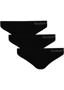 Slip Reebok "KALI", Herren, Gr. XS (34), schwarz, Obermaterial: 74% Polyamid, 26% Elasthan, bedruckt, unifarben, eng, Unterhosen Slip, ohne st&ouml;rende N&auml;hte, eng, basic, bequem, mit Logo, breiter Bund