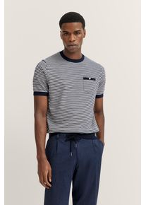 Bugatti Herren Strick-Shirt kurzarm hochwertig