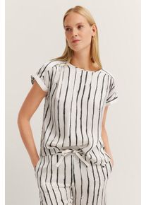 Bugatti Damen Blusen-Shirt mit Streifenprint