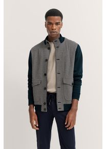 Bugatti Herren Sweatjacke mit Collegekragen