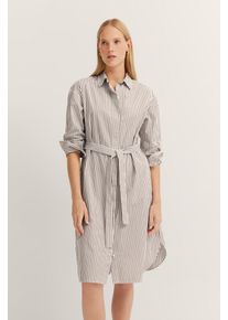 Bugatti Damen Hemdblusenkleid mit Bindeg&uuml;rtel