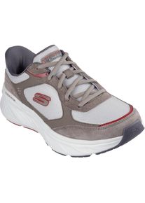 Skechers Edgeride Erlon Herren Sneaker Aus Braunem/mehrfarbigem Leder