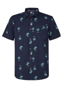 PETROL INDUSTRIES - Hemd mit Allover-Muster Coralshore Herren - Blau