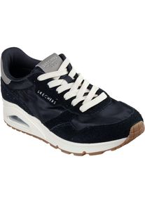 Skechers Uno Vintage Dayz Damen Sneaker Aus Schwarzem Leder