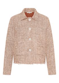 Bugatti Damen Boucl&eacute;-Jacke Baumwoll-Mix