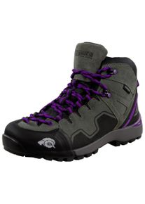 GUGGEN Mountain Damen Trekking-& Wanderstiefel Wildleder Grau