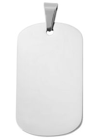 Adelia&acute;s Kettenanh&auml;nger ADELIA&acute;S "Unisex Anh&auml;nger aus Edelstahl", silber, Schmuckanh&auml;nger, Damen, Edelstahl, Kettenanh&auml;nger