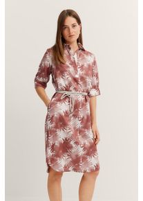 Bugatti Damen Hemdblusenkleid mit halber Knopfleiste