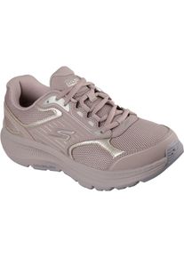 Skechers GO RUN Consistent 2.0 Advantage Damen Sneaker Aus Hellem Braunem/goldenem Leder