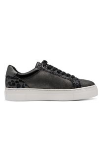 Tamaris Damen Pewter Silber Kunstleder Fashion Schn&uuml;rschuhe