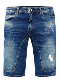 Rusty Neal Slim Fit Jeans Shorts "YAMETO" Blue Used