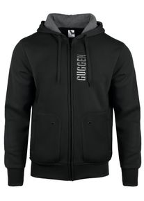 GUGGEN Mountain Herren Kapuzenpullover Pullover Hoodie Schwarz