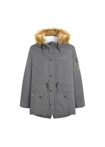 Lambretta - Parka Sherpa-Futter f&uuml;r Herren (Granitgrau)