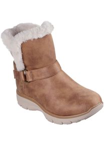 Skechers Easy Going Dreamers Move Textil Damen Kastanienbraune Winter Stiefeletten