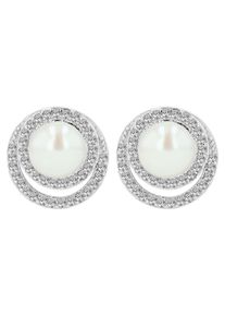 Adelia&acute;s Paar Ohrstecker ADELIA&acute;S "Damen Ohrringe &iquest; Ohrstecker aus 925 Silber mit Perle", silber, Ohrringe, Damen, Silber 925 (Sterlingsilber), Paar Ohrstecker