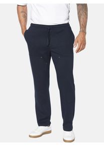 Jogginghose Jan Vanderstorm "Jogginghose INGBERG", Herren, Gr. 7XL, N-Gr, blau (dunkelblau), Obermaterial: 82% Baumwolle CO. 18% Polyester COOLMAX PES(Coolmax)., Hosen Jogginghose