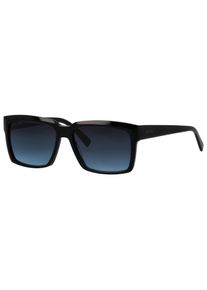Marc O'Polo Retrosonnenbrille MARC O'POLO, Herren, schwarz, leicht gl&auml;nzend, Sonnenbrillen Retrosonnenbrille, Bold Form, dunkle Verlaufst&ouml;nung