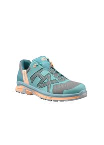 Sneaker HAIX "CONNEXIS Go GTX Ws low", Damen, Gr. 7, gr&uuml;n (mint, koralle), Obermaterial: 50% Textilmaterial TEXMAT. 50% sonstige Fasern AF., Schuhe Sneaker