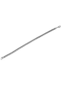 Adelia&acute;s Panzerarmband ADELIA&acute;S "Unisex Armband &iquest; Panzerarmband aus Edelstahl 21 cm" Gr. 21, silber, Armb&auml;nder, Damen, Edelstahl, Panzerarmband