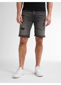 PETROL INDUSTRIES - Boyd Ripped Denim Shorts Flamingstone Herren - Schwarz